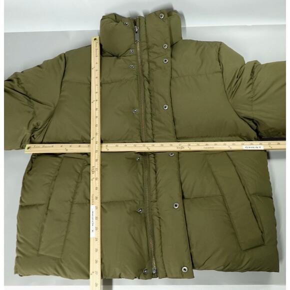 Banana Republic Down Puffer Jacket Mens Large Exploration Green Gorpcore - Picture 11 of 16
